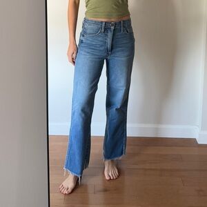 Relaxed straight leg jeans
